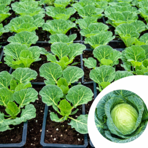 Vegetable Production cabbage seedlings