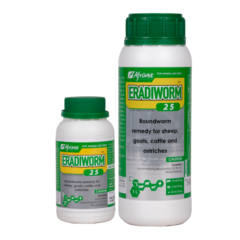 Livestock Production deworming products per treatment